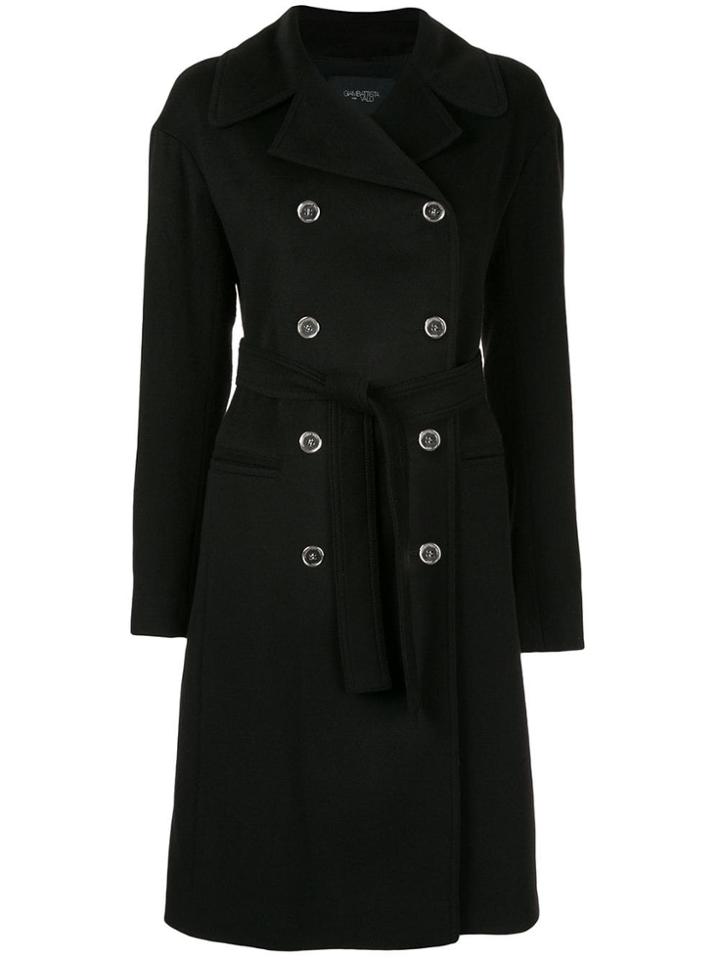 Giambattista Valli Classic Double-breasted Coat - Black
