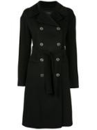 Giambattista Valli Classic Double-breasted Coat - Black