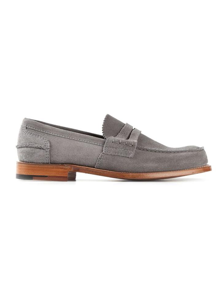 Church S Pembrey Loafers, Men's, Size: 8.5, Grey, Leather