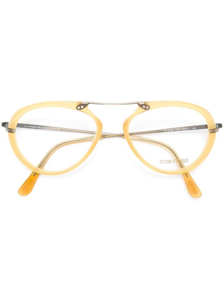 Tom Ford Eyewear Round Frame Glasses