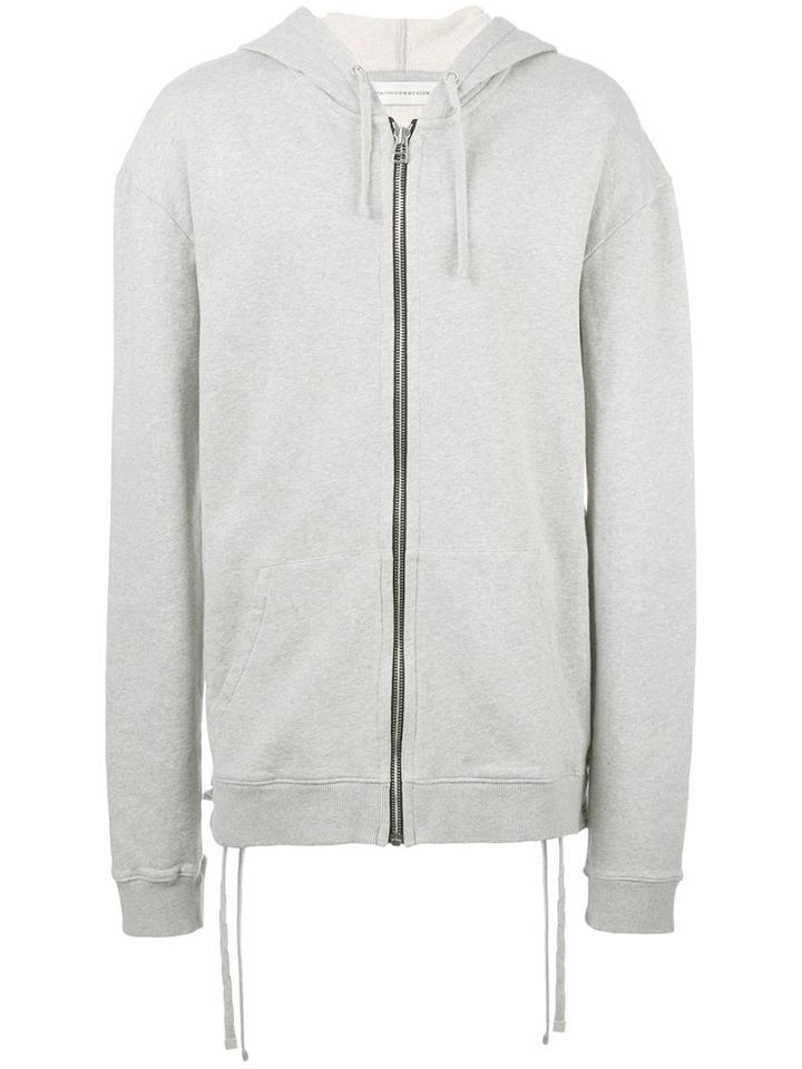 Faith Connexion Zipped Hoodie, Men's, Size: Large, Grey, Cotton