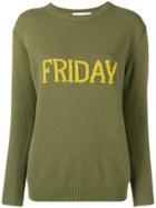 Alberta Ferretti Friday Knitted Jumper - Green