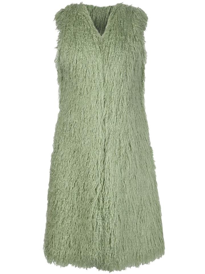 Shrimps Sleeveless Jacket, Women's, Size: Xs, Green, Modacrylic/acrylic