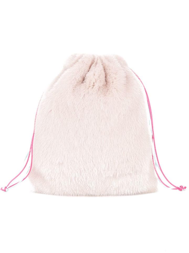 Simonetta Ravizza Mini Drawstring Bag - Pink & Purple