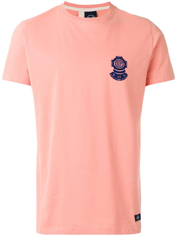 Bleu De Paname Diving Bell T-shirt, Men's, Size: Small, Pink/purple, Cotton