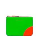 Comme Des Garçons Wallet Red Green And Blue Fluorescent Coin Purse
