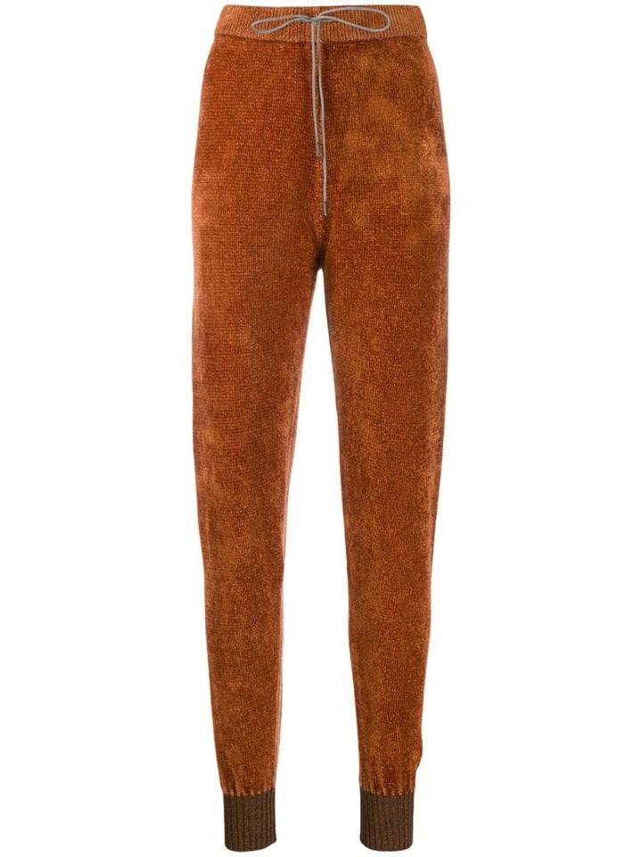 Fabiana Filippi Drawstring Track Trousers - Orange