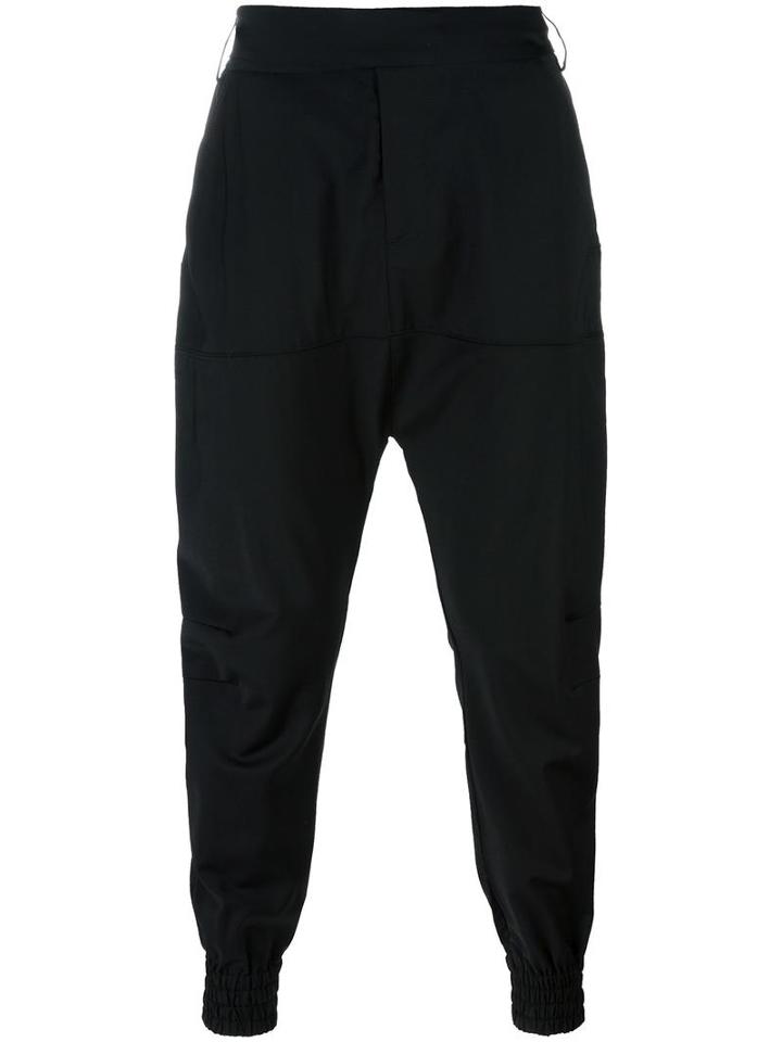 Odeur 'beyond' Drop-crotch Trousers, Adult Unisex, Size: Medium, Black, Cotton/lyocell