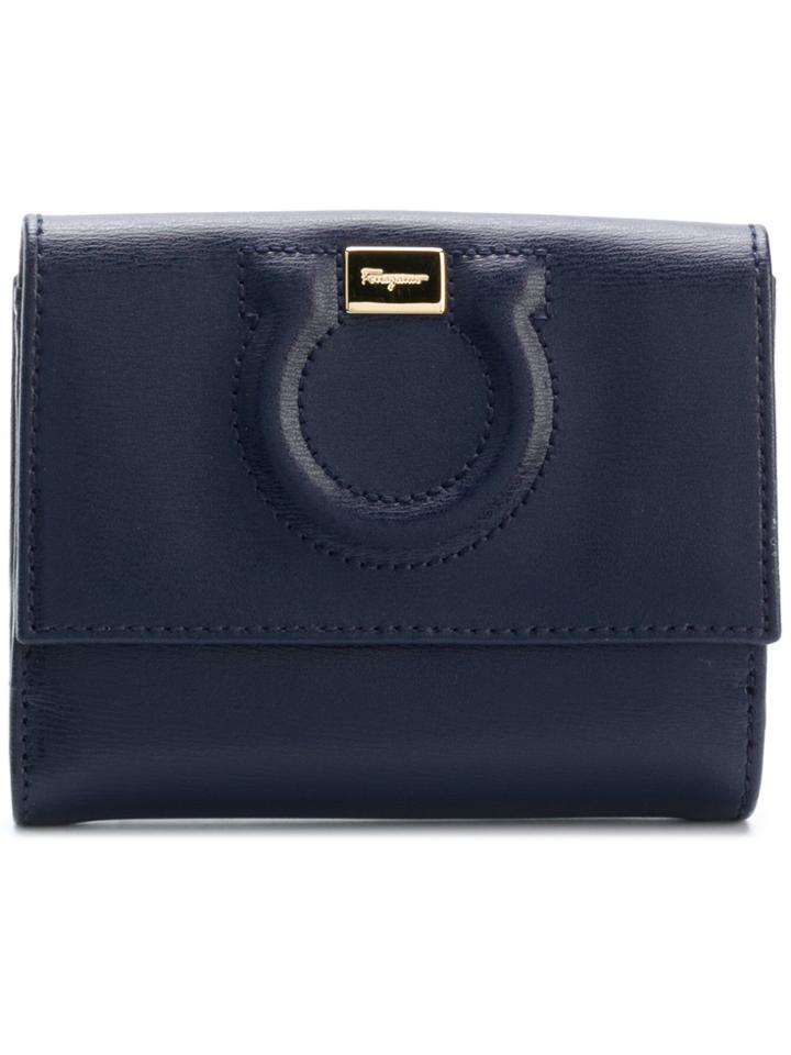 Salvatore Ferragamo Gancini Mini Wallet - Blue