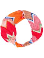 Missoni Zig Zag Knit Headband, Women's, Size: 44, Viscose