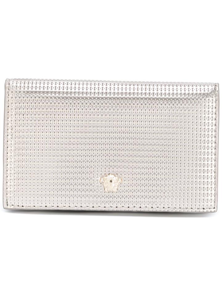 Versace Medusa Logo Cardholder - Grey