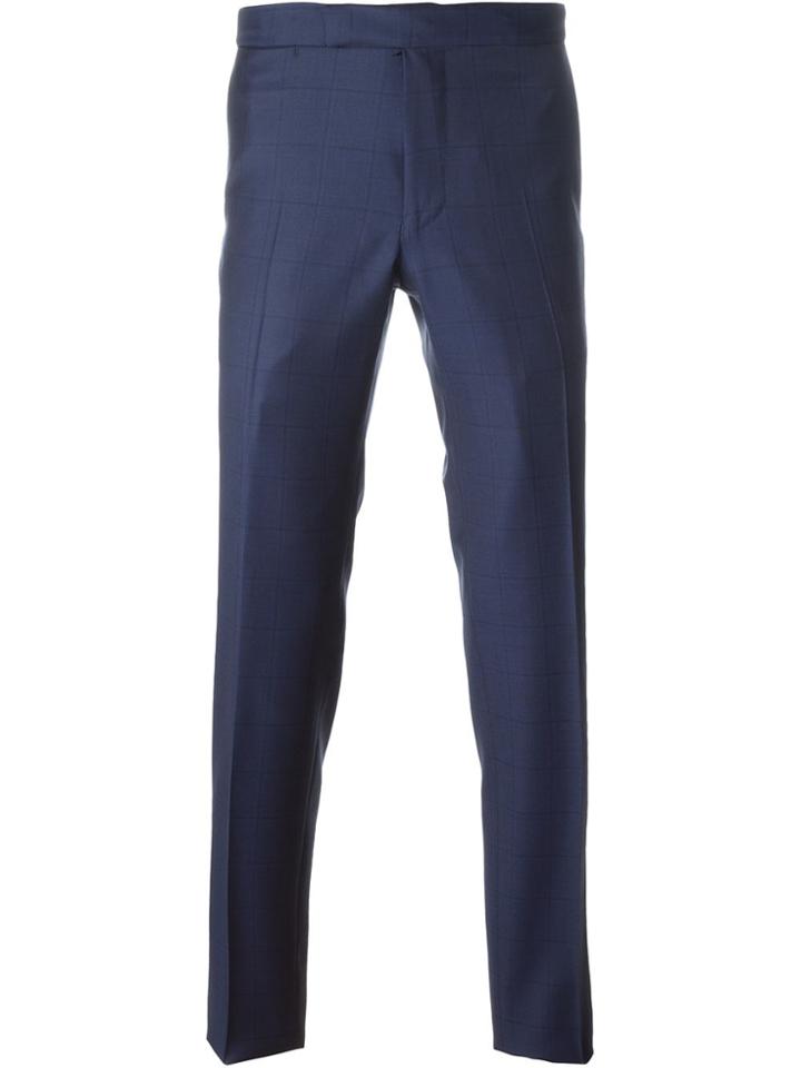 Fashion Clinic Timeless Slim Tailored Trousers - Blue