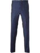 Fashion Clinic Timeless Slim Tailored Trousers - Blue