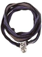 Catherine Michiels Fabric Necklace - Metallic
