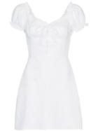 Reformation Klara Linen Dress - White