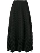 Pierantoniogaspari Knitted Midi Full Skirt - Black