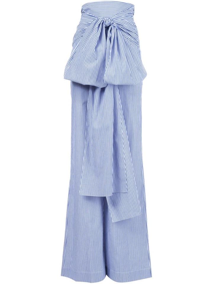 Rosie Assoulin Striped Wide Leg Trousers