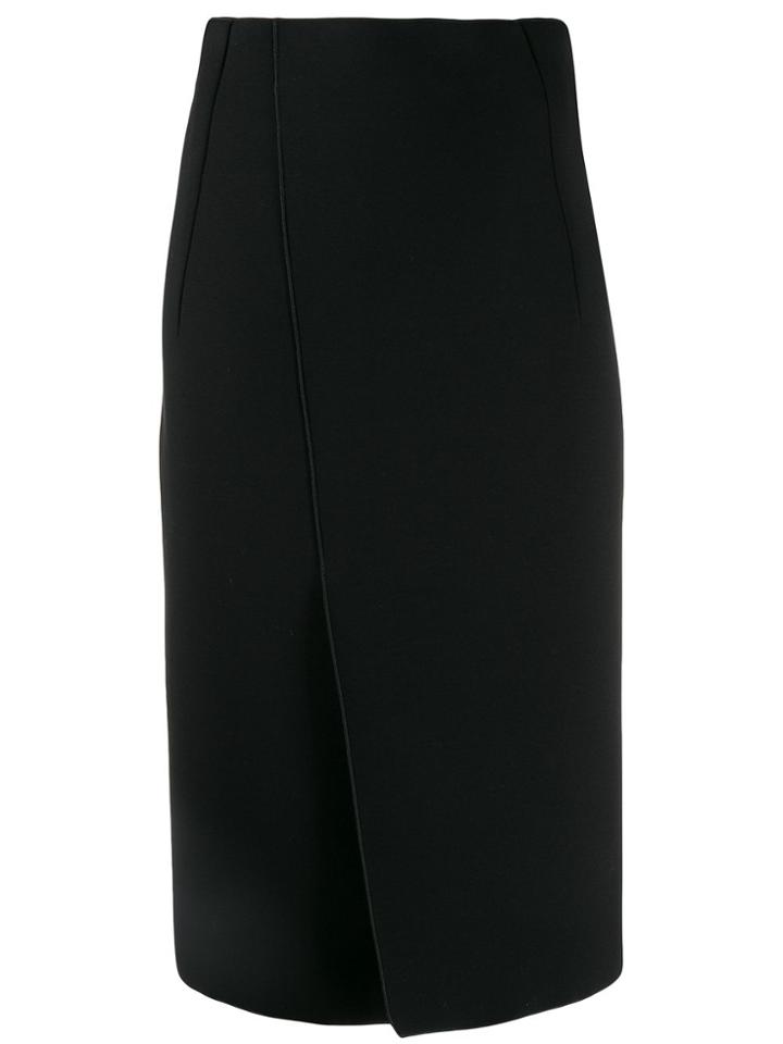 Emporio Armani Wrap Pencil Skirt - Black