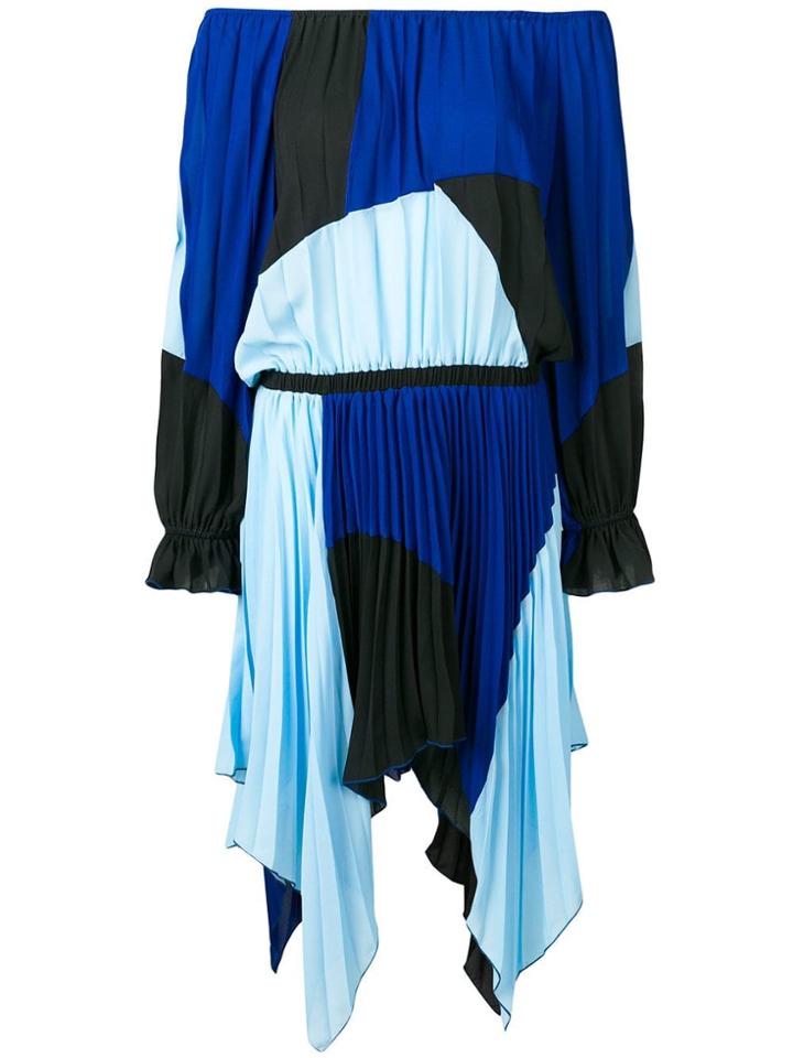 Just Cavalli Colour Block Dress - Blue