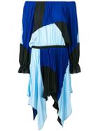 Just Cavalli Colour Block Dress - Blue