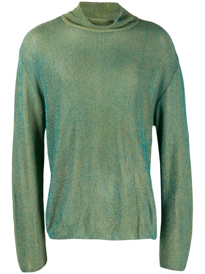 Jean Paul Gaultier Vintage 1990's Knitted Sweater - Green