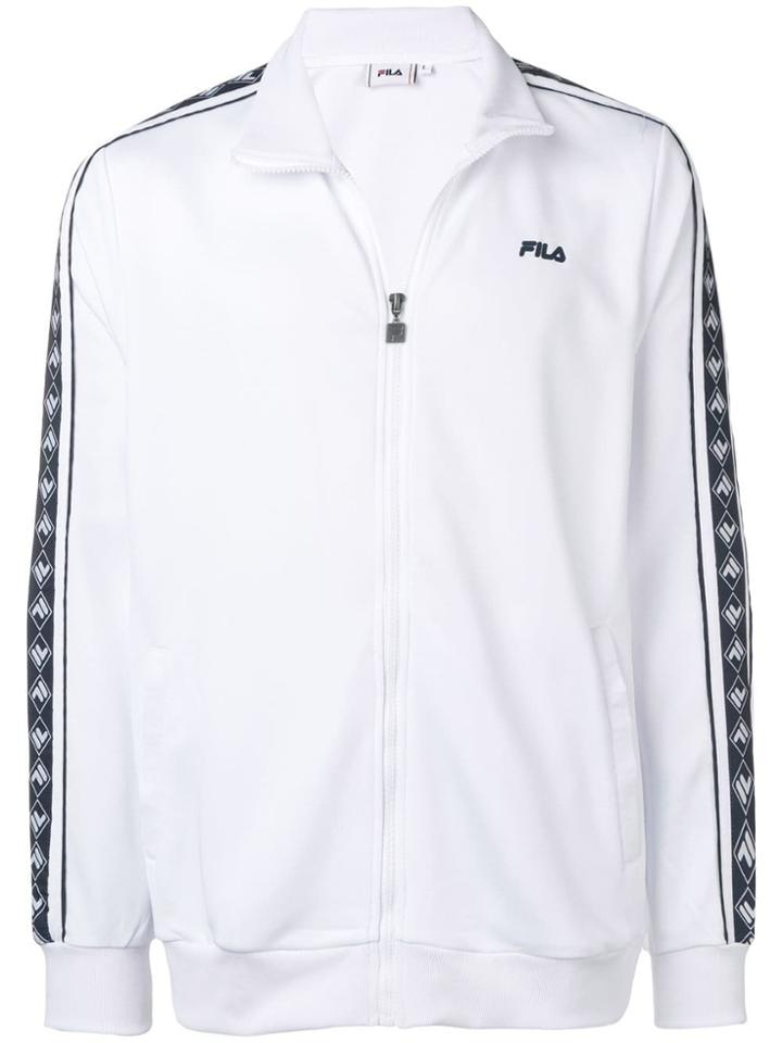 Fila Logo Stripe Jacket - White