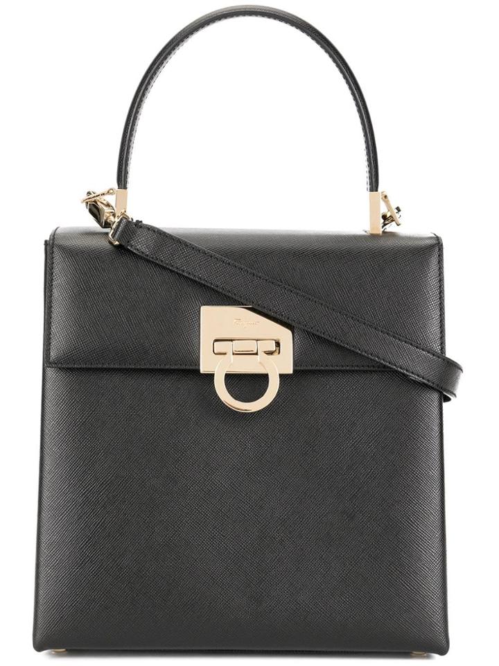Salvatore Ferragamo Pre-owned Gancini 2way Bag - Black