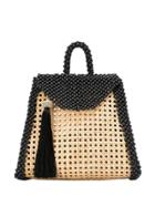Rosantica Beaded Backpack - Brown
