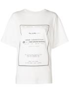 Mm6 Maison Margiela Logo Patch Short-sleeve T-shirt - White