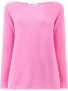 Lamberto Losani Cashmere Jumper - Pink & Purple
