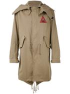 Givenchy Illuminati Patch Parka Jacket - Green