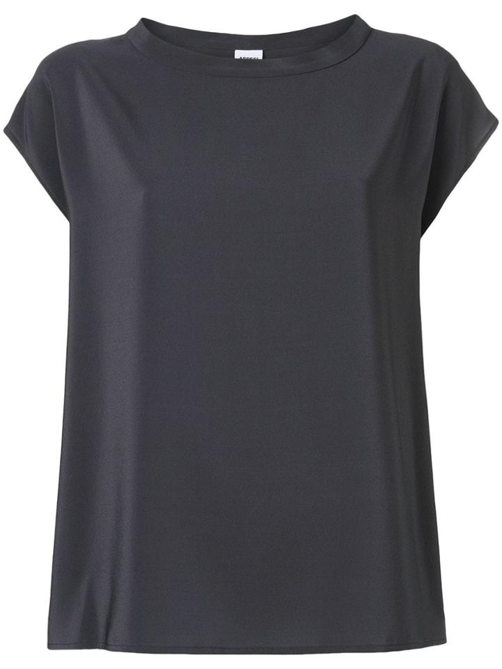 Aspesi Round Neck Blouse - Grey