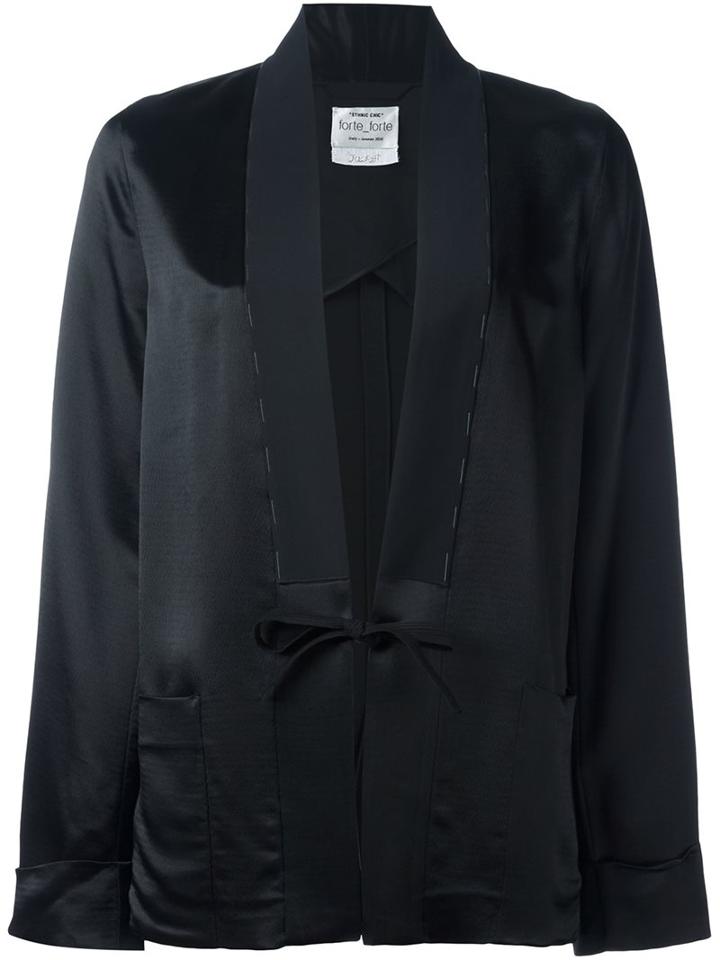 Forte Forte Tie-fastening Tuxedo Blazer