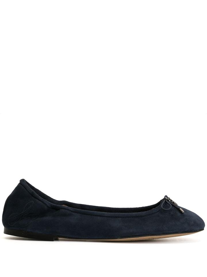 Sam Edelman Tie-fastening Ballerina Shoes - Blue