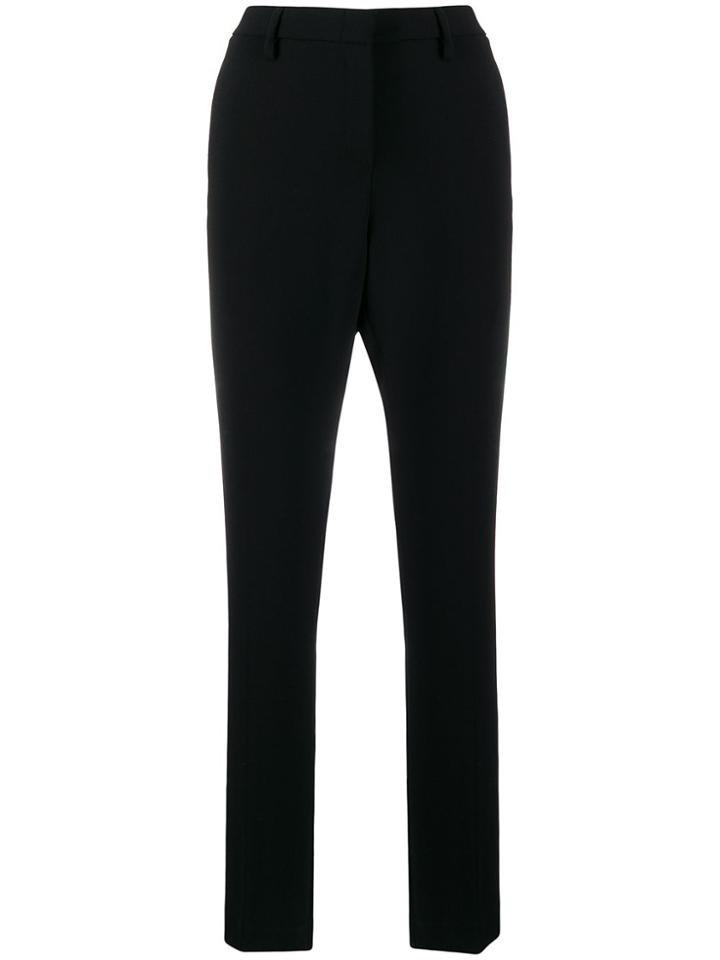 L'autre Chose High-waist Tailored Trousers - Black
