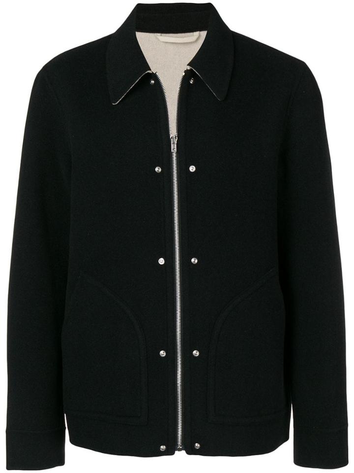 Helmut Lang Logo Bomber Jacket - Black