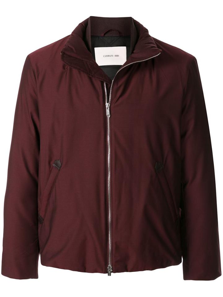 Cerruti 1881 Padded High-neck Jacket - Red