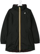 K Way Kids Reversible Puffer Coat - Black