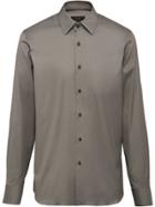 Prada Plain Poplin Shirt - Grey