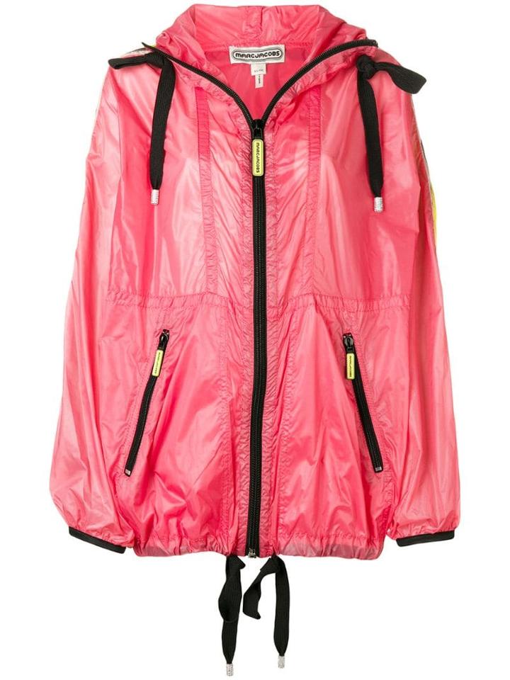 Marc Jacobs Hooded Lightweight Windbreaker - Pink