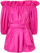 Stella Mccartney Off-the-shoulder Blouse - Pink & Purple