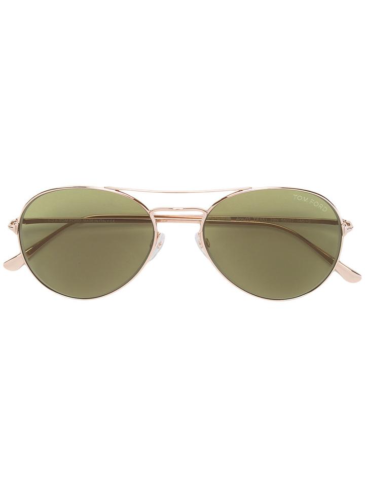 Tom Ford Eyewear - Ace 02 Sunglasses - Unisex - Metal (other) - One Size, Green, Metal (other)