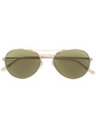 Tom Ford Eyewear - Ace 02 Sunglasses - Unisex - Metal (other) - One Size, Green, Metal (other)