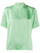 Forte Forte Boxy Fit Short Sleeve Top - Green