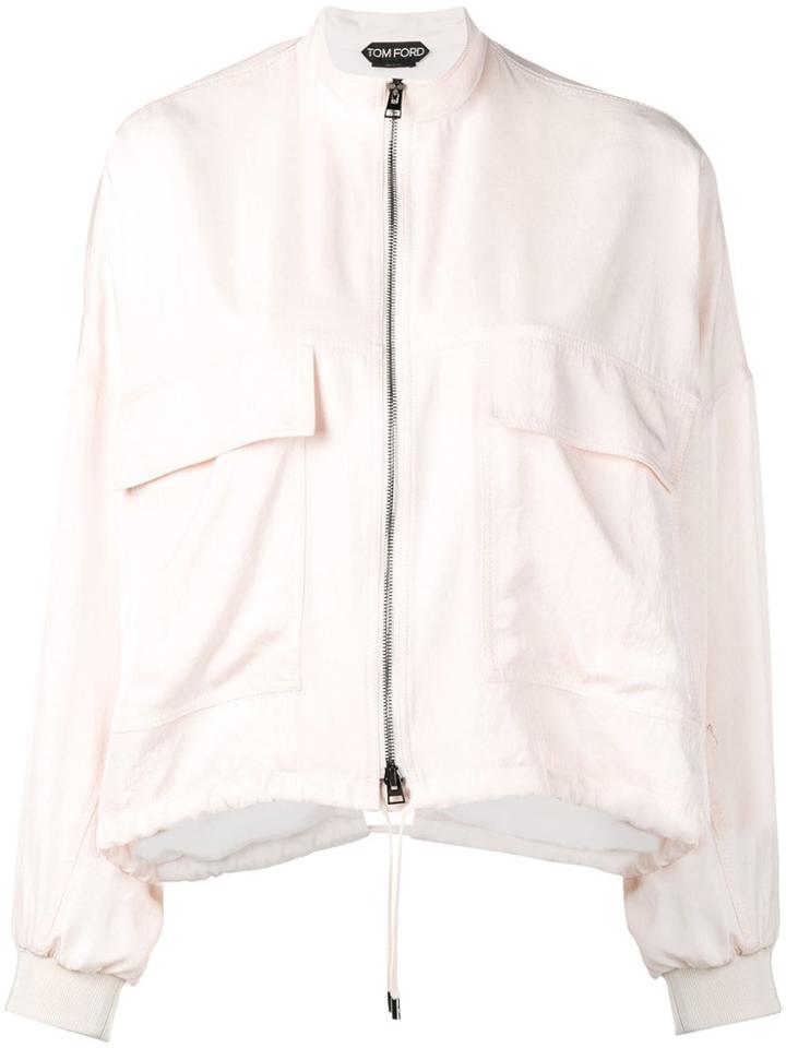 Tom Ford Zipped-up Jacket - Pink