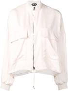 Tom Ford Zipped-up Jacket - Pink