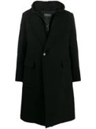 Emporio Armani One-button Raincoat - Black