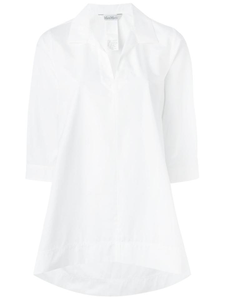 Max Mara Oversized Shirt, Women's, Size: 48, White, Cotton