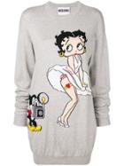 Moschino Betty Boop Sweater Dress - Grey
