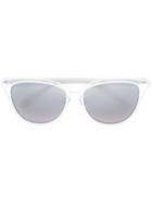 Monique Lhuillier - Cutout Sunglasses - Women - Acrylic - One Size, White, Acrylic
